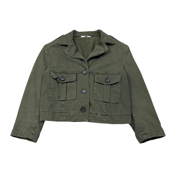 Standard James Perse Cropped Military Jacket Women's 2 / Medium - Picture 1 of 12